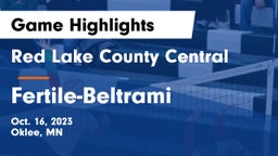Red Lake County Central vs Fertile-Beltrami  Game Highlights - Oct. 16, 2023