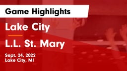 Lake City  vs L.L. St. Mary Game Highlights - Sept. 24, 2022