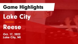 Lake City  vs Reese Game Highlights - Oct. 17, 2022