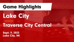 Lake City  vs Traverse City Central  Game Highlights - Sept. 9, 2023