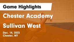 Chester Academy vs Sullivan West Game Highlights - Dec. 14, 2023