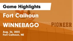Fort Calhoun  vs WINNEBAGO Game Highlights - Aug. 26, 2023