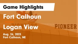 Fort Calhoun  vs Logan View  Game Highlights - Aug. 26, 2023