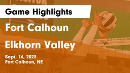 Fort Calhoun  vs Elkhorn Valley  Game Highlights - Sept. 16, 2023