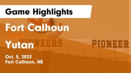 Fort Calhoun  vs Yutan  Game Highlights - Oct. 5, 2023
