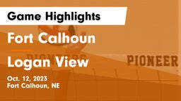 Fort Calhoun  vs Logan View  Game Highlights - Oct. 12, 2023