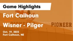 Fort Calhoun  vs Wisner - Pilger  Game Highlights - Oct. 19, 2023