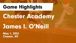Chester Academy vs James I. O'Neill  Game Highlights - May 1, 2024