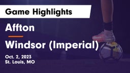Affton  vs Windsor (Imperial)  Game Highlights - Oct. 2, 2023