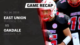 Recap: East Union  vs. Oakdale  2016