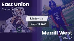 Matchup: East Union High vs. Merrill West  2017