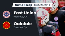Recap: East Union  vs. Oakdale  2019