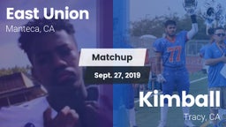 Matchup: East Union High vs. Kimball  2019