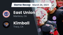 Recap: East Union  vs. Kimball  2021