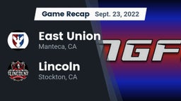 Recap: East Union  vs. Lincoln  2022