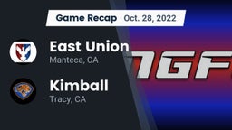 Recap: East Union  vs. Kimball  2022