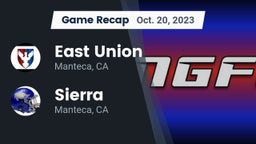 Recap: East Union  vs. Sierra  2023