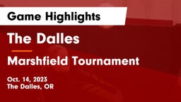 The Dalles  vs Marshfield Tournament Game Highlights - Oct. 14, 2023