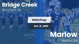 Matchup: Bridge Creek High vs. Marlow  2016