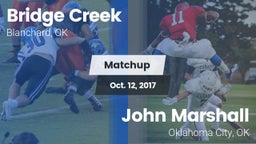 Matchup: Bridge Creek High vs. John Marshall  2017