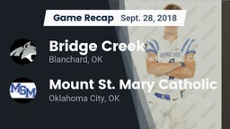 Recap: Bridge Creek  vs. Mount St. Mary Catholic  2018