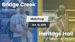 Matchup: Bridge Creek High vs. Heritage Hall  2018