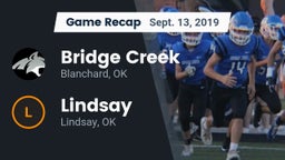 Recap: Bridge Creek  vs. Lindsay  2019