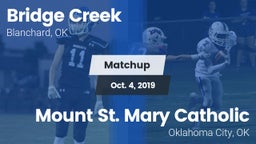 Matchup: Bridge Creek High vs. Mount St. Mary Catholic  2019