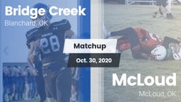 Matchup: Bridge Creek High vs. McLoud  2020