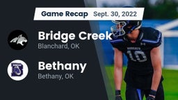 Recap: Bridge Creek  vs. Bethany  2022