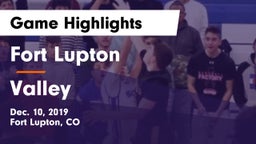 Fort Lupton  vs Valley Game Highlights - Dec. 10, 2019