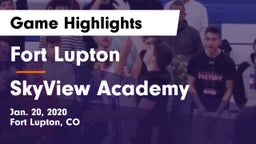 Fort Lupton  vs SkyView Academy  Game Highlights - Jan. 20, 2020