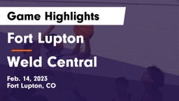 Fort Lupton  vs Weld Central  Game Highlights - Feb. 14, 2023