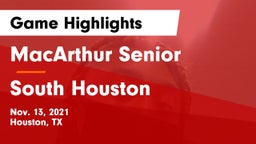 MacArthur Senior  vs South Houston  Game Highlights - Nov. 13, 2021