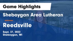 Sheboygan Area Lutheran  vs Reedsville  Game Highlights - Sept. 27, 2022