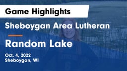 Sheboygan Area Lutheran  vs Random Lake  Game Highlights - Oct. 4, 2022