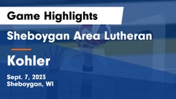 Sheboygan Area Lutheran  vs Kohler  Game Highlights - Sept. 7, 2023