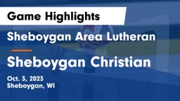 Sheboygan Area Lutheran  vs Sheboygan Christian  Game Highlights - Oct. 3, 2023