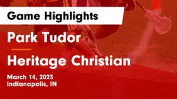 Park Tudor  vs Heritage Christian  Game Highlights - March 14, 2023