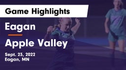 Eagan  vs Apple Valley  Game Highlights - Sept. 23, 2022