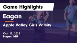 Eagan  vs Apple Valley Girls Varsity Game Highlights - Oct. 12, 2023