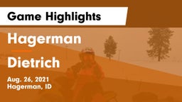 Hagerman  vs Dietrich Game Highlights - Aug. 26, 2021
