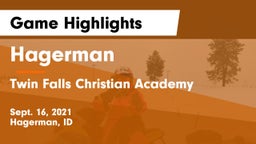 Hagerman  vs Twin Falls Christian Academy Game Highlights - Sept. 16, 2021