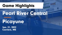Pearl River Central  vs Picayune  Game Highlights - Jan. 21, 2022
