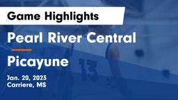 Pearl River Central  vs Picayune  Game Highlights - Jan. 20, 2023
