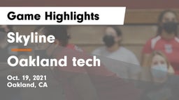 Skyline  vs Oakland tech Game Highlights - Oct. 19, 2021