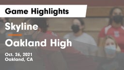 Skyline  vs Oakland High Game Highlights - Oct. 26, 2021