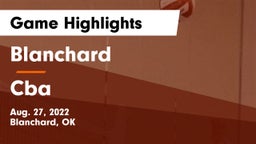Blanchard   vs Cba Game Highlights - Aug. 27, 2022