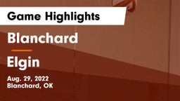 Blanchard   vs Elgin  Game Highlights - Aug. 29, 2022
