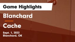 Blanchard   vs Cache  Game Highlights - Sept. 1, 2022